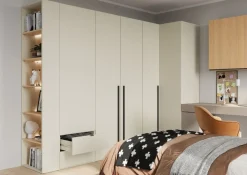 Dzieci Lenart Szafki I Regały Do Biura|Szafki I Regały Do Pokoju Młodzieżowego*Dwudrzwiowa szafka wisząca dla nastolatka WO-09 dąb vincenza bielona