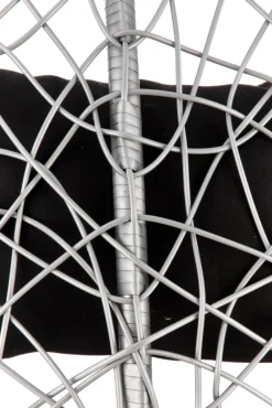 Halmar Meble Ogrodowe*EGGY fotel ogrodowy popielaty / czarny (3p=1szt)1 sztuka