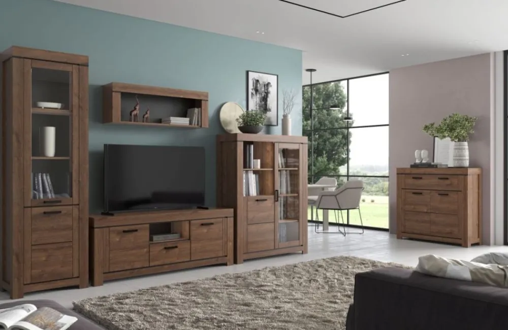 Mebelbos Komody Do Biura|Komody Do Przedpokoju*Elegancka duża komoda do salonu Brass 2d3s