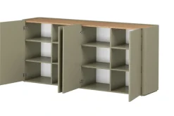 Bogart Komody Do Biura|Komody Do Przedpokoju*ELIVO KOMODA 200 4D - eukaliptus / dąb baltic dune