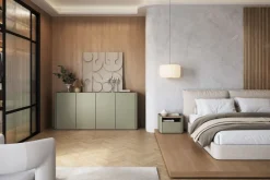 Bogart Komody Do Biura|Komody Do Przedpokoju*ELIVO KOMODA 200 4D - eukaliptus / dąb baltic dune