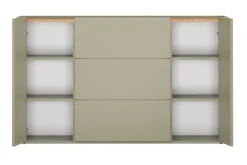 Bogart Komody Do Biura|Komody Do Przedpokoju*ELIVO KOMODA 150 2D3SZ - eukaliptus / dąb baltic dune