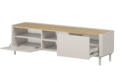 Bogart Szafki Rtv Do Salonu|Szafki Rtv*ELIVO RTV 170 1K1SZ - cashmere / dąb olejowany / nogi cashmere