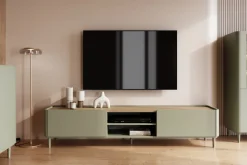 Bogart Szafki Rtv Do Salonu|Szafki Rtv*ELIVO RTV 220 1K1SZ - eukaliptus / dąb baltic dune / nogi eukaliptus