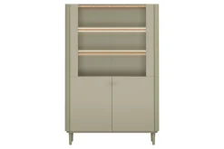 Bogart Witryny Do Jadalni|Witryny Do Salonu*ELIVO WITRYNA 100 2D - eukaliptus / dąb baltic dune / nogi eukaliptus