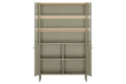 Bogart Witryny Do Jadalni|Witryny Do Salonu*ELIVO WITRYNA 100 2D - eukaliptus / dąb baltic dune / nogi eukaliptus