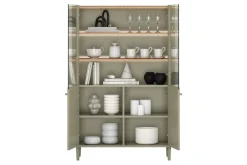 Bogart Witryny Do Jadalni|Witryny Do Salonu*ELIVO WITRYNA 100 2D - eukaliptus / dąb baltic dune / nogi eukaliptus