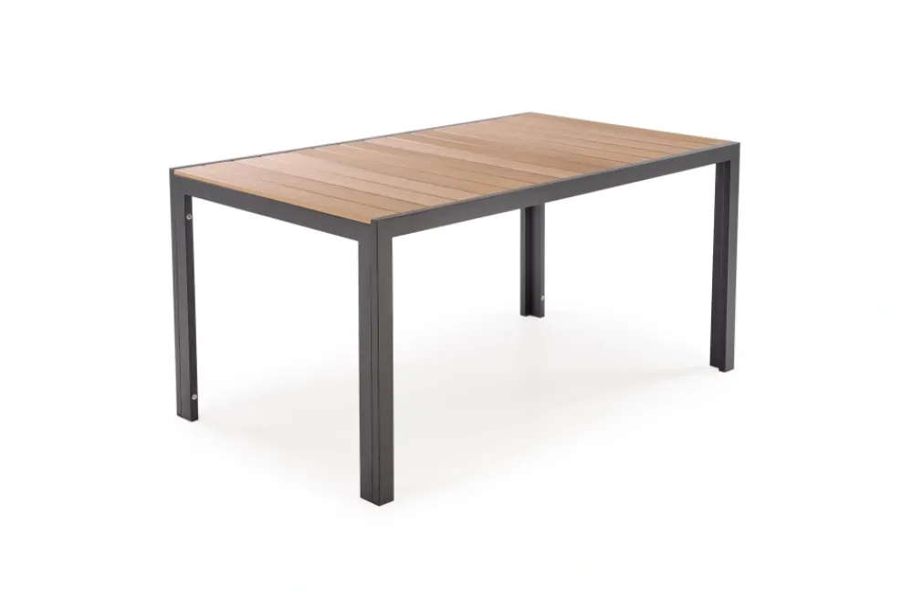 Halmar Meble Ogrodowe*FIERRO stół prostokątny, brązowy / czarny (1p=1szt)1 sztuka