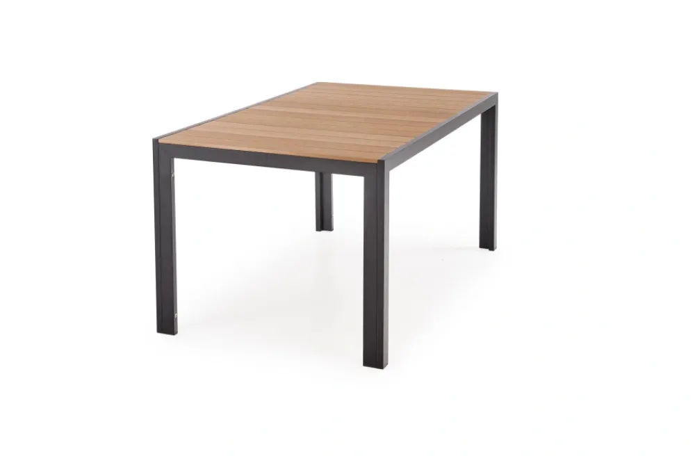 Halmar Meble Ogrodowe*FIERRO stół prostokątny, brązowy / czarny (1p=1szt)1 sztuka