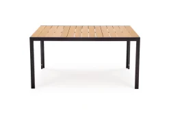 Halmar Meble Ogrodowe*FIERRO stół prostokątny, brązowy / czarny (1p=1szt)1 sztuka