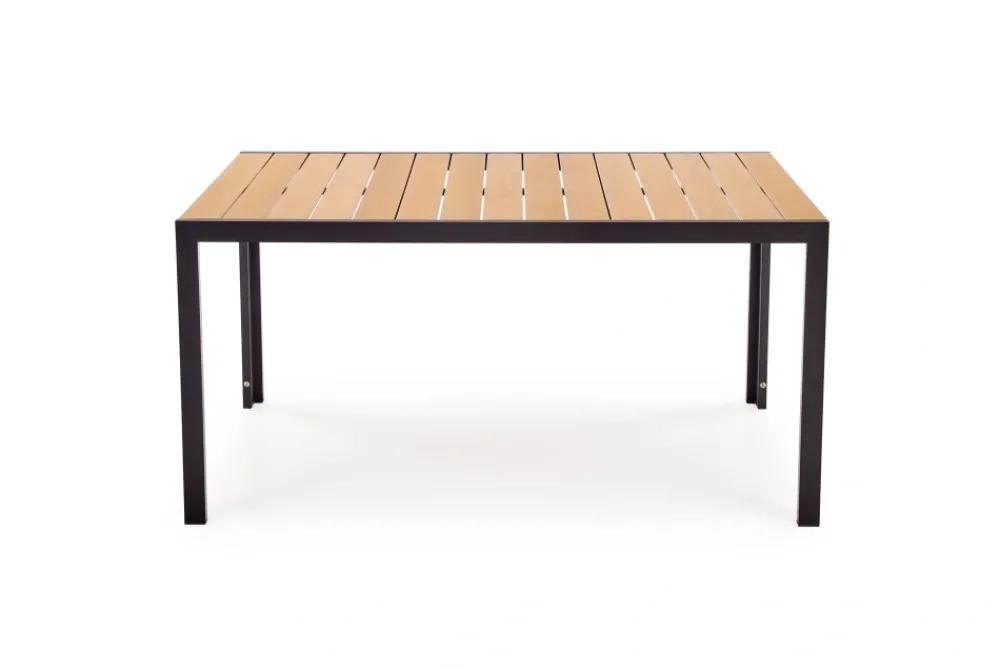 Halmar Meble Ogrodowe*FIERRO stół prostokątny, brązowy / czarny (1p=1szt)1 sztuka