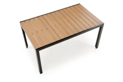 Halmar Meble Ogrodowe*FIERRO stół prostokątny, brązowy / czarny (1p=1szt)1 sztuka