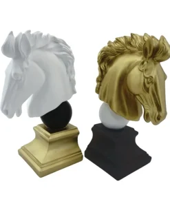 ArteHome Figurki Dekoracyjne*Figurka podpórka do książek koń - komplet 2 szt