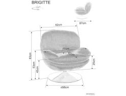 Signal Wypoczynkowe*Fotel Brigitte Brego