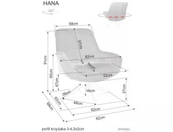Signal Wypoczynkowe*Fotel Hana Brego
