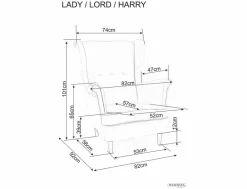 Signal Fotele Do Biura|Fotele Do Sypialni*Fotel Harry Velvet