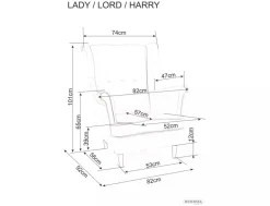 Signal Fotele Do Biura|Fotele Do Sypialni*Fotel Lady Velvet