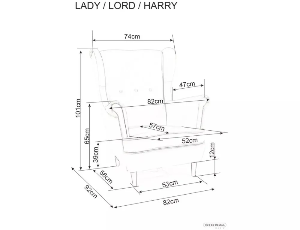 Signal Fotele Do Biura|Fotele Do Sypialni*Fotel Lord Coral