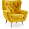 Gala Collezione Fotele Do Biura|Fotele Do Salonu*fotel skandynawski Voss Solo Idesin col. 257 żółty