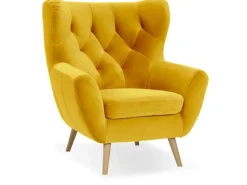 Gala Collezione Fotele Do Biura|Fotele Do Salonu*fotel skandynawski Voss Solo Idesin col. 257 żółty