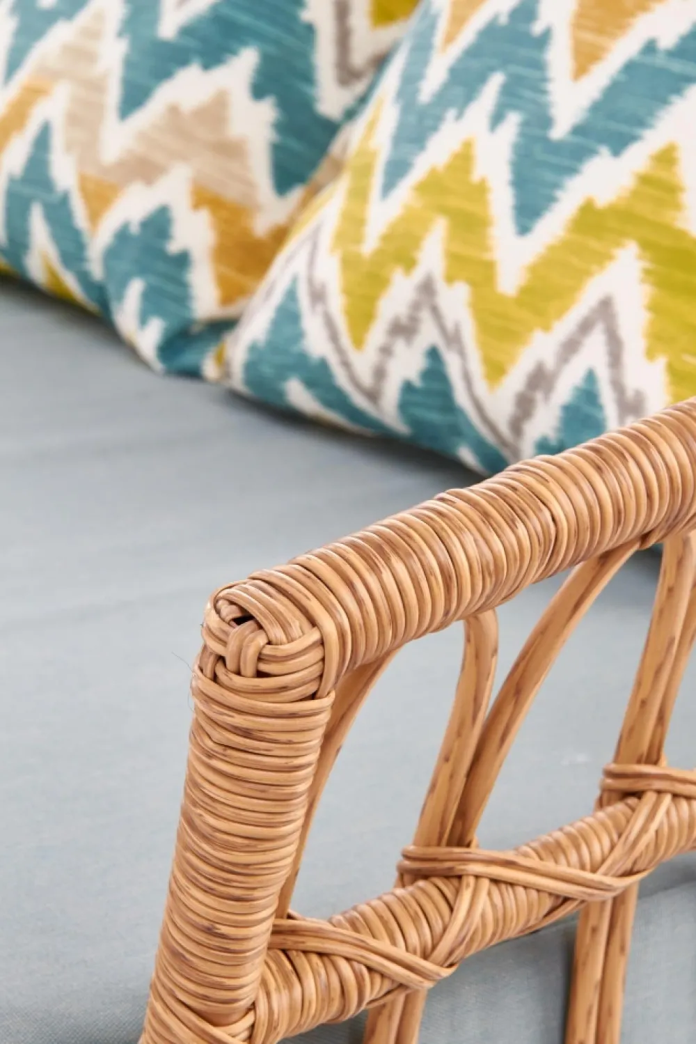 Halmar Meble Ogrodowe|Meble Ogrodowe*GARDENA 2S fotel podwójny czarny / naturalny / popielaty (1p=1szt)1 sztuka