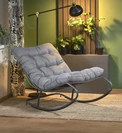 Halmar Meble Ogrodowe|Fotele*GATTO fotel wypoczynkowy popiel (1p=1szt)1 sztuka