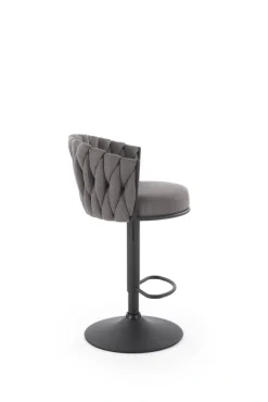 Halmar Taborety I Hokery*H125 hoker, nogi - czarny, siedzisko - popielaty (1p=2szt)1 sztuka