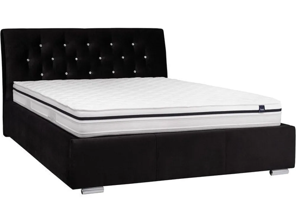 Hauss Łóżka Do Sypialni|Łóżka Tapicerowane*łóżko Amore z pojemnikiem, ozdobne kryształki