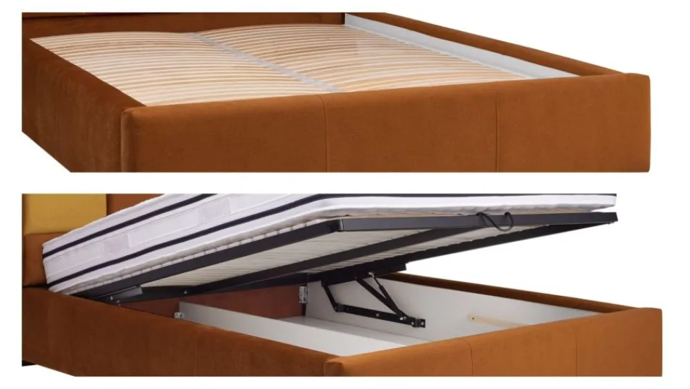 Hauss Łóżka Do Sypialni|Łóżka Tapicerowane*łóżko Amore z pojemnikiem, ozdobne kryształki