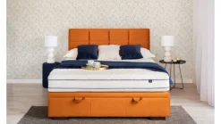 Hauss Łóżka Do Sypialni|Łóżka Tapicerowane*łóżko Choco slim z pojemnikiem, kostka