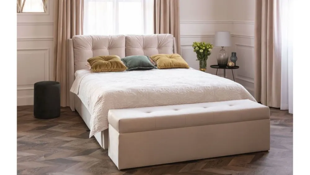 Hauss Łóżka Do Sypialni|Łóżka Tapicerowane*łóżko tapicerowane Novio z poduchami