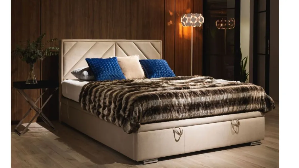 Hauss Łóżka Do Sypialni|Łóżka Tapicerowane*łóżko tapicerowane Pino slim z pojemnikiem