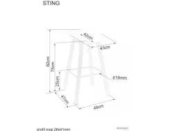 Signal Taborety I Hokery Do Jadalni|Wypoczynkowe*Hoker Sting
