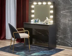 Halmar Biurka*HOLLYWOOD toaletka czarny (2p=1szt)1 sztuka