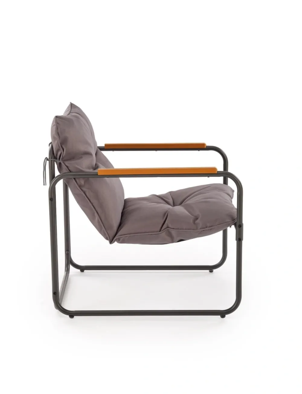 Halmar Meble Ogrodowe*HUDSON, zestaw ogrodowy ( sofa, fotel 2x, ława ), popielaty / brązowy (1p=1zestaw)1 sztuka