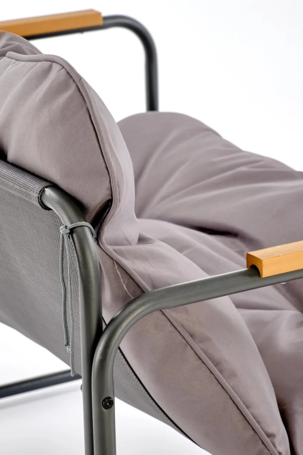 Halmar Meble Ogrodowe*HUDSON, zestaw ogrodowy ( sofa, fotel 2x, ława ), popielaty / brązowy (1p=1zestaw)1 sztuka