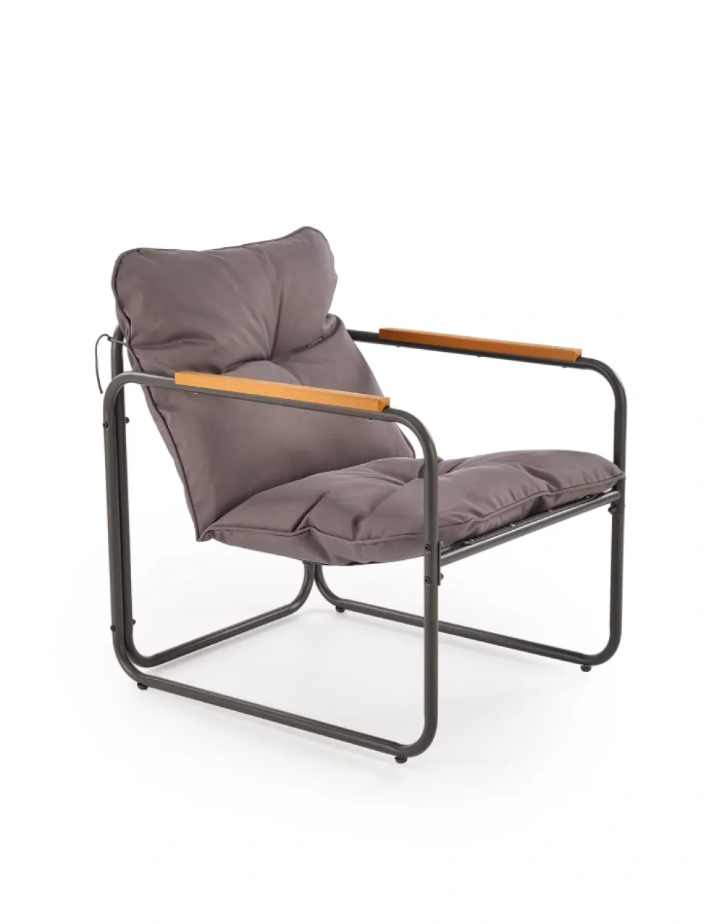 Halmar Meble Ogrodowe*HUDSON, zestaw ogrodowy ( sofa, fotel 2x, ława ), popielaty / brązowy (1p=1zestaw)1 sztuka