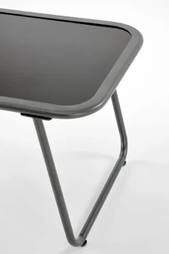 Halmar Meble Ogrodowe*HUDSON, zestaw ogrodowy ( sofa, fotel 2x, ława ), popielaty / brązowy (1p=1zestaw)1 sztuka