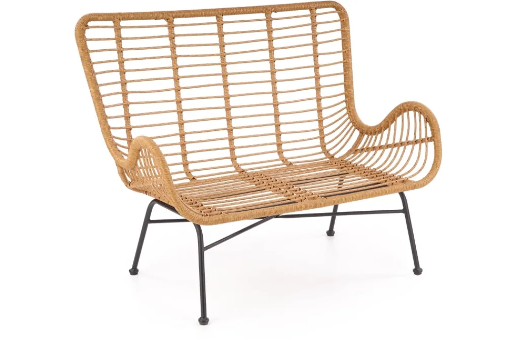 Halmar Meble Ogrodowe*IKARO XL sofa naturalny-popiel (1p=2szt)1 sztuka