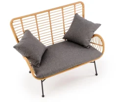 Halmar Meble Ogrodowe*IKARO XL sofa naturalny-popiel (1p=2szt)1 sztuka