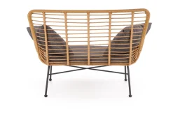 Halmar Meble Ogrodowe*IKARO XL sofa naturalny-popiel (1p=2szt)1 sztuka