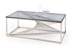 Halmar Ławy I Stoliki Do Salonu|Stoliki Kawowe I Ławy*INFINITY ława, stelaż - srebrny, szkło - dymiony (1p=1szt)1 sztuka