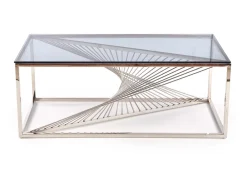 Halmar Ławy I Stoliki Do Salonu|Stoliki Kawowe I Ławy*INFINITY ława, stelaż - srebrny, szkło - dymiony (1p=1szt)1 sztuka