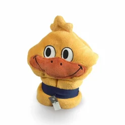 ArteHome Koce*Kaczuszka urocza przytulanka/kocyk w pięknych odcieniach żółci z miękkiego materiału