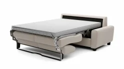 Wersal Łóżka Młodzieżowe|Kanapy I Sofy Do Salonu*Kanapa ze stelażem włoskim i materacem 160x190 Capri ciepły szary Curio 84