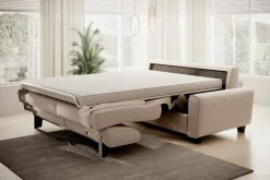 Wersal Łóżka Młodzieżowe|Kanapy I Sofy Do Salonu*Kanapa ze stelażem włoskim i materacem 160x190 Capri ciepły szary Curio 84