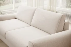 Wersal Łóżka Młodzieżowe|Kanapy I Sofy Do Salonu*Kanapa ze stelażem włoskim i materacem 160x190 Capri ciepły szary Curio 84