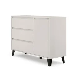 Mebelbos Komody Do Biura|Komody Do Przedpokoju*Kaszmirowa komoda z 3 szufladami i szafką BORG