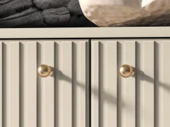 ML Meble Komody*Kaszmirowa komoda z szafką i dwiema szufladami Sophie 04 2D3S