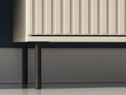 ML Meble Komody*Kaszmirowa komoda z szafką i dwiema szufladami Sophie 04 2D3S